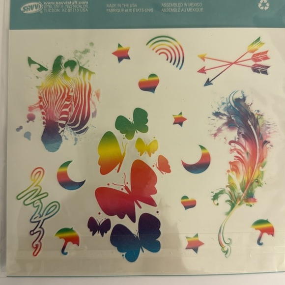 Savvi Temporary Tattoos 30 Count New, Unopened Package - Picture 2 of 4